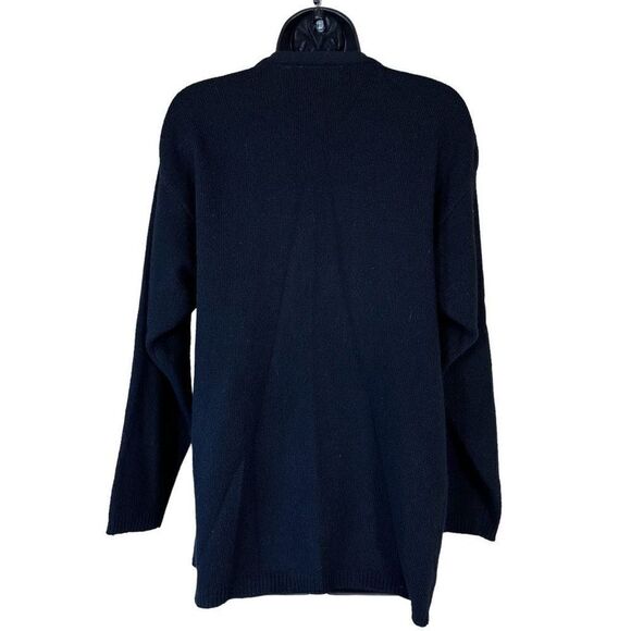 Vintage Liz Claiborne Angora Lambs Wool Cardigan Sweater Size 12 Petite - Picture 5 of 9